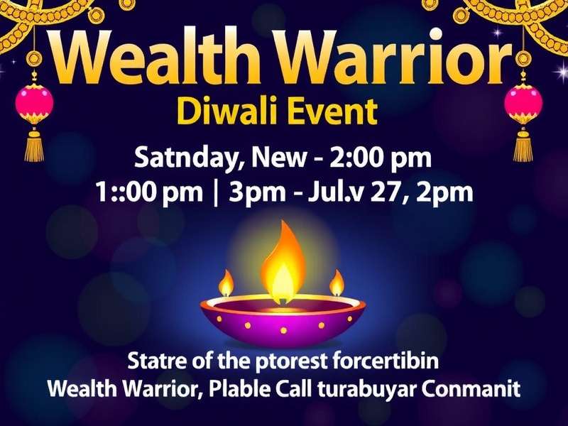 Wealth Warrior Diwali Event